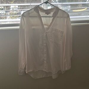 Oversized White Blouse